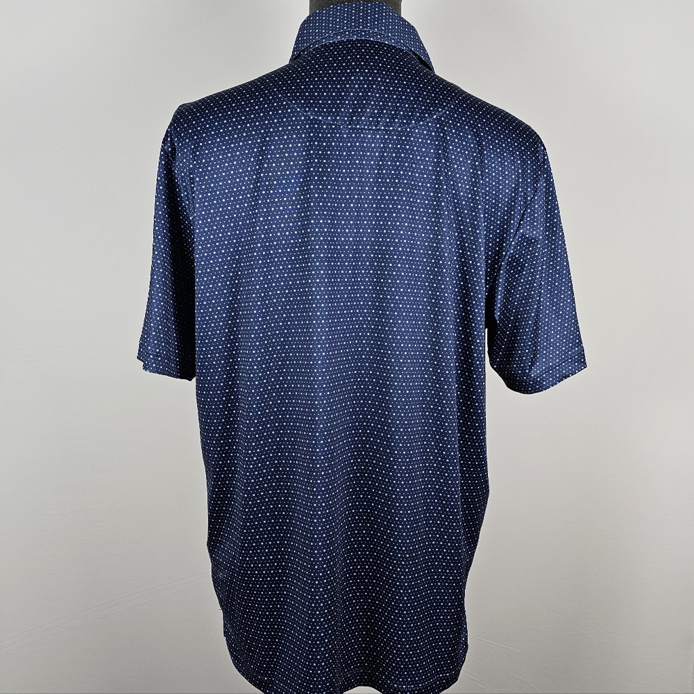 Construct Performance Men's Blue Patterned Poly B… - image 3